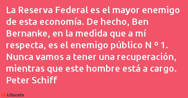 Frases de Peter Schiff