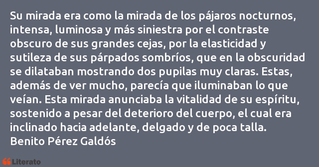 Frases de Benito Pérez Galdós