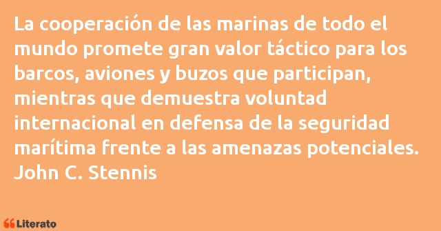 Frases de John C. Stennis