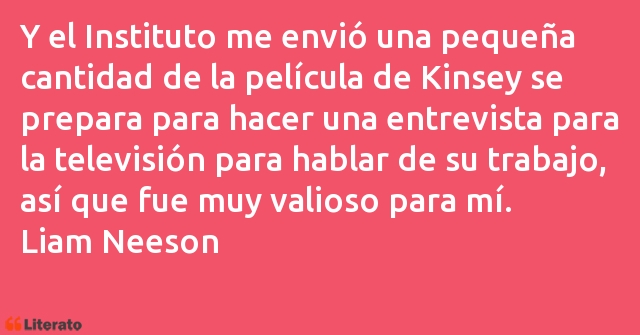 Frases de Liam Neeson