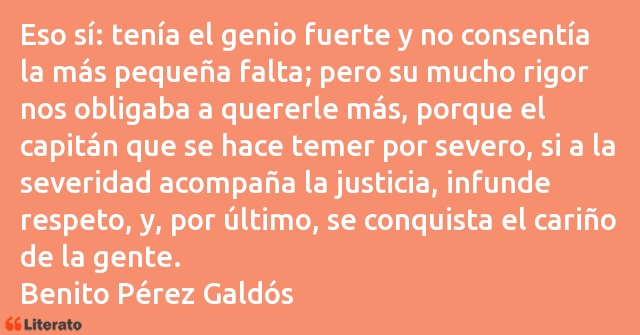 Frases de Benito Pérez Galdós