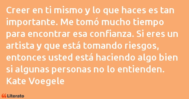 Frases de Kate Voegele