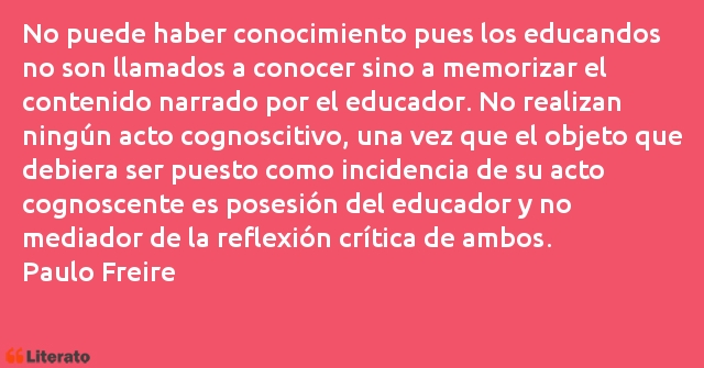 Frases de Paulo Freire