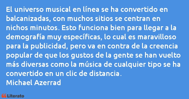 Frases de Michael Azerrad