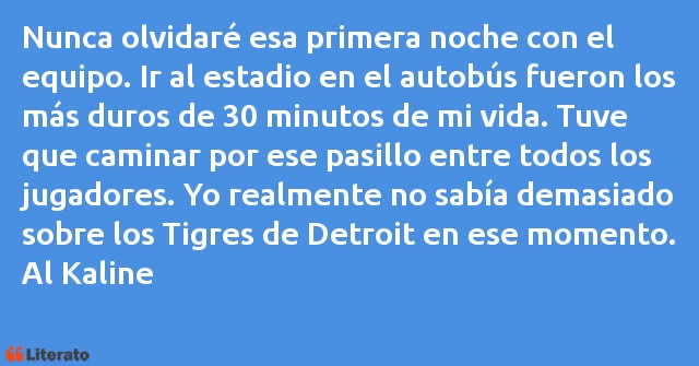 Frases de Al Kaline