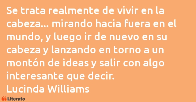 Frases de Lucinda Williams