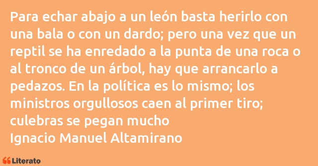 Frases de Ignacio Manuel Altamirano