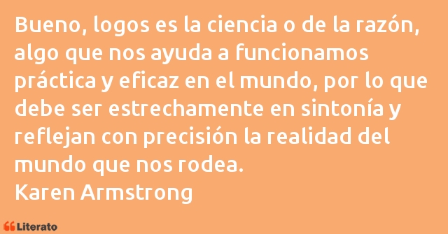 Frases de Karen Armstrong