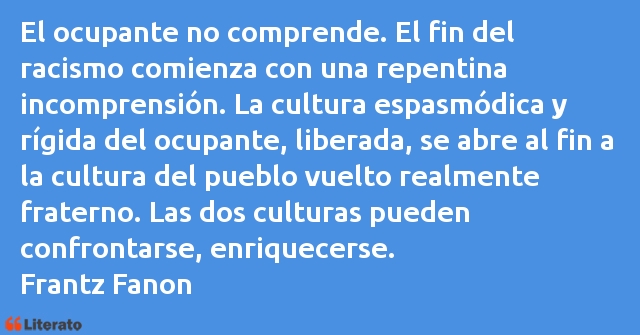 Frases de Frantz Fanon