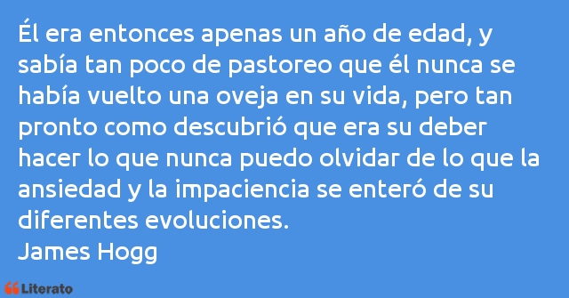 Frases de James Hogg