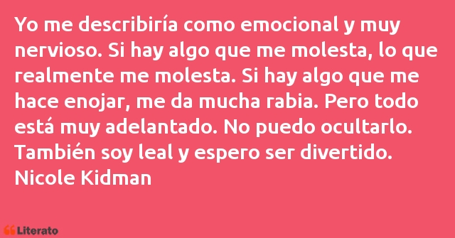 Frases de Nicole Kidman