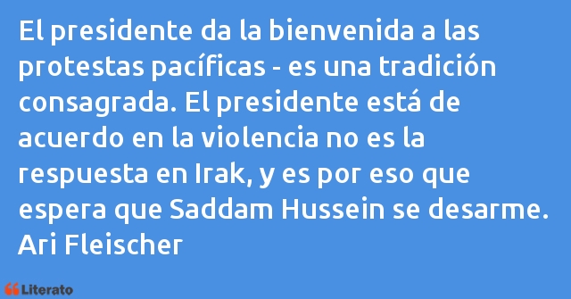 Frases de Ari Fleischer