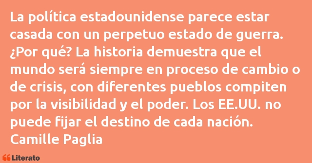 Frases de Camille Paglia