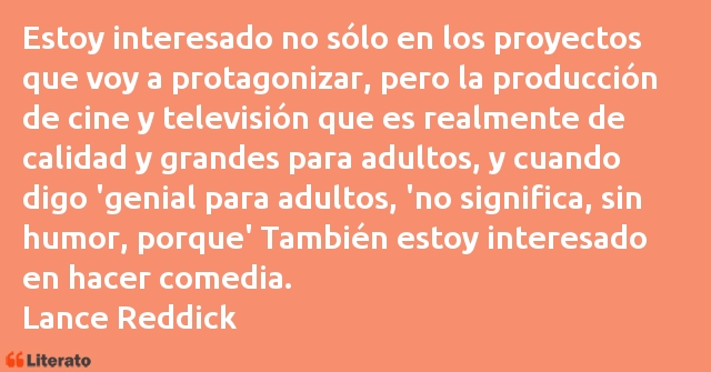 Frases de Lance Reddick