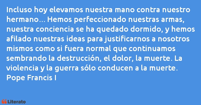 Frases de Papa Francisco
