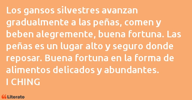 Frases de I CHING