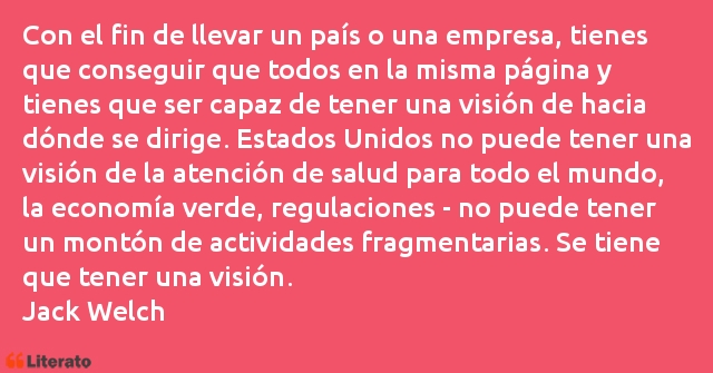 Frases de Jack Welch