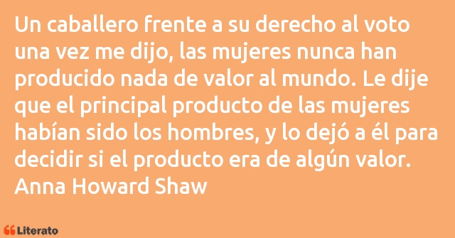 Frases de Anna Howard Shaw