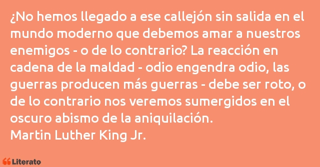 Frases de Martin Luther King Jr.