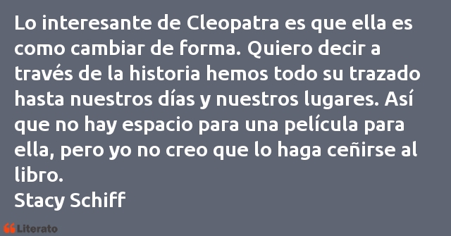 Frases de Stacy Schiff