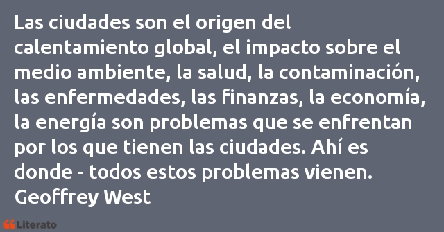 Frases de Geoffrey West