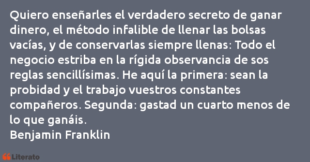 Frases de Benjamin Franklin