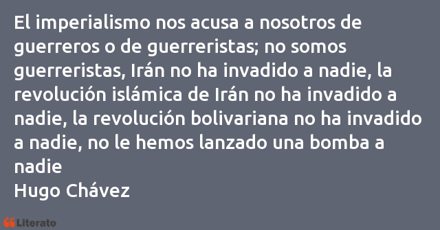 Frases de Hugo Chávez