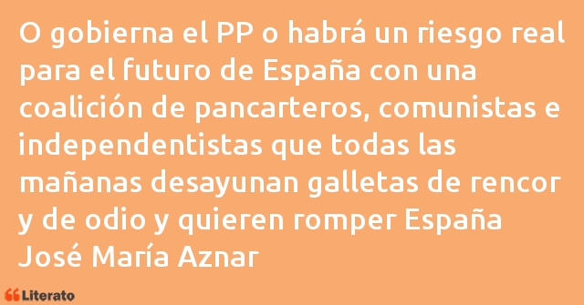 Frases de José María Aznar