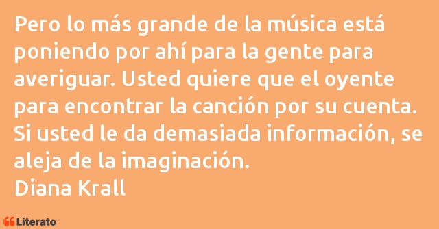 Frases de Diana Krall