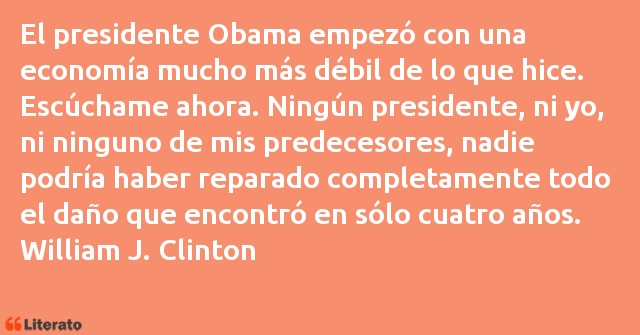 Frases de Bill Clinton