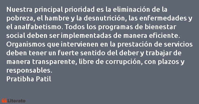 Frases de Pratibha Patil