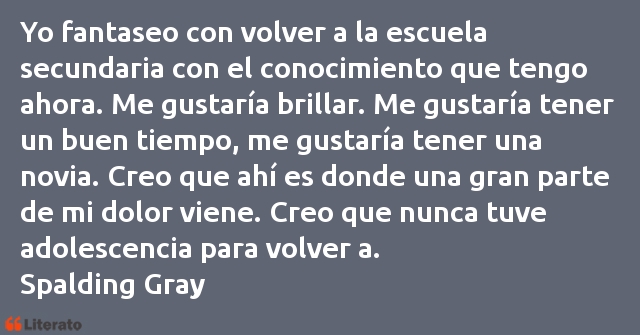 Frases de Spalding Gray