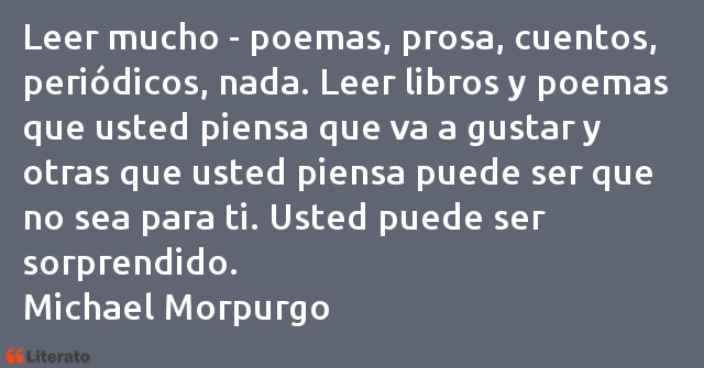 Frases de Michael Morpurgo