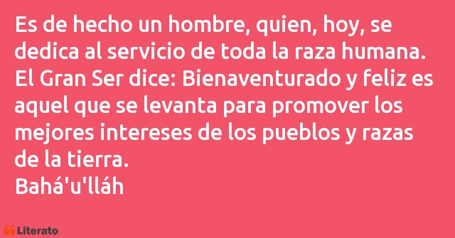 Frases de Bahá'u'lláh