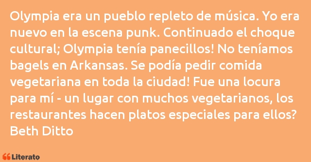 Frases de Beth Ditto