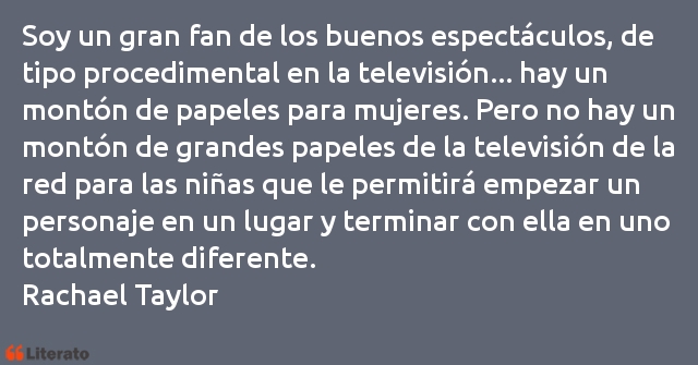 Frases de Rachael Taylor