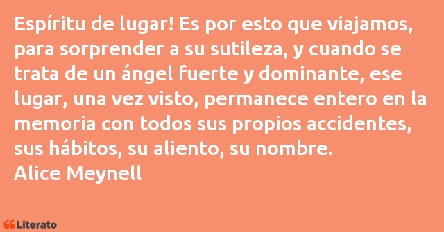 Frases de Alice Meynell