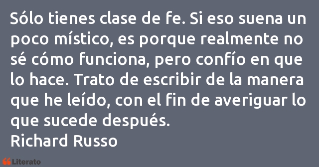 Frases de Richard Russo