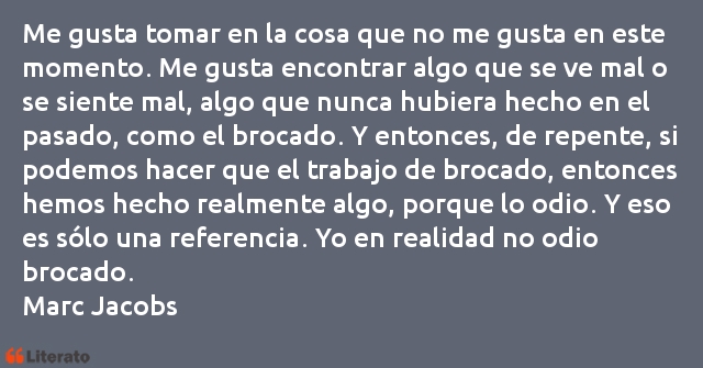 Frases de Marc Jacobs