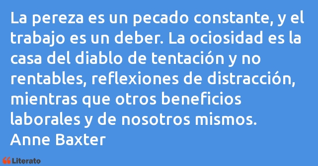Frases de Anne Baxter
