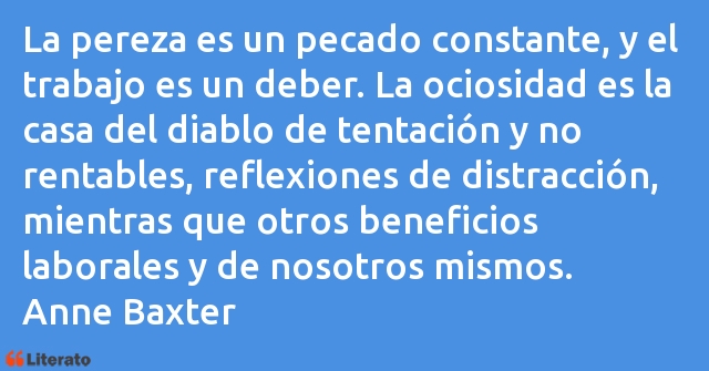 Frases de Anne Baxter