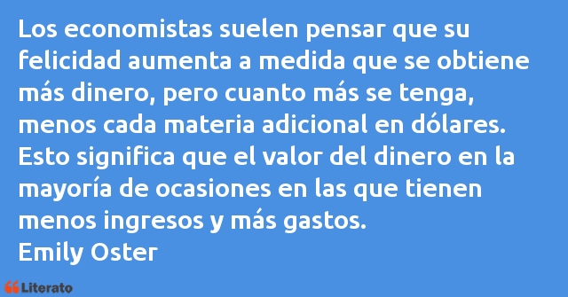 Frases de Emily Oster