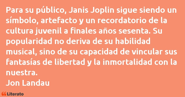 Frases de Jon Landau