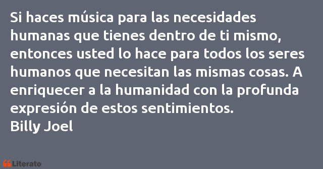 Frases de Billy Joel