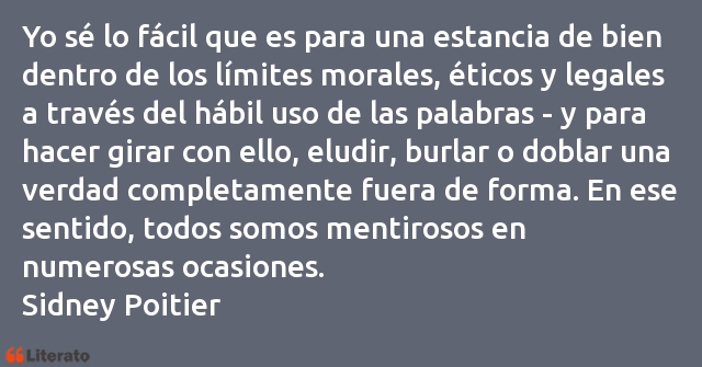 Frases de Sidney Poitier