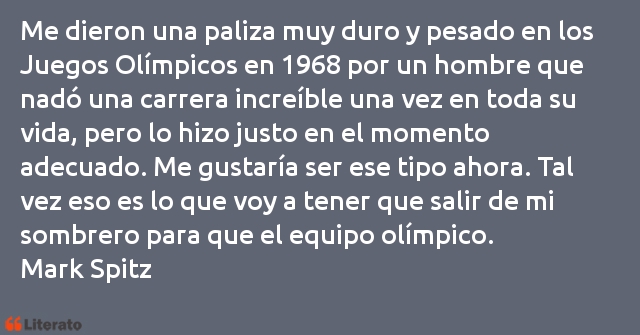 Frases de Mark Spitz