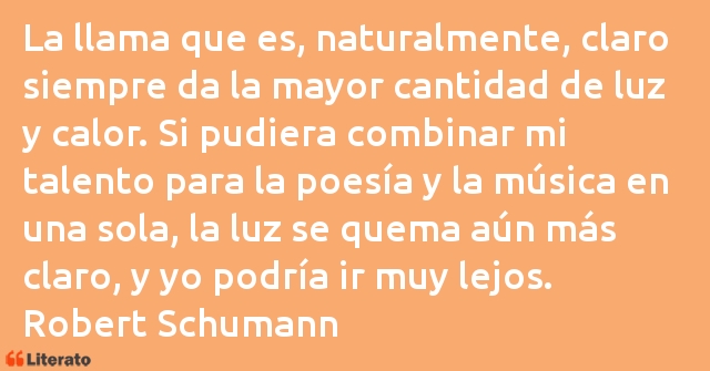 Frases de Robert Schumann