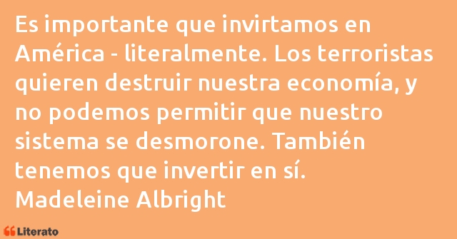 Frases de Madeleine Albright