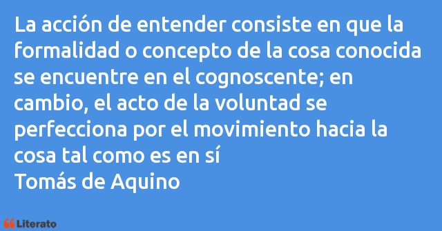 Frases de Tomás de Aquino