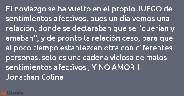 Frases de Jonathan Colina